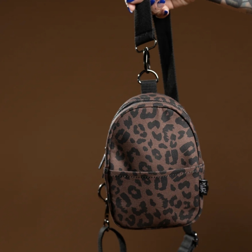 Leopard Print Crossbody Bag